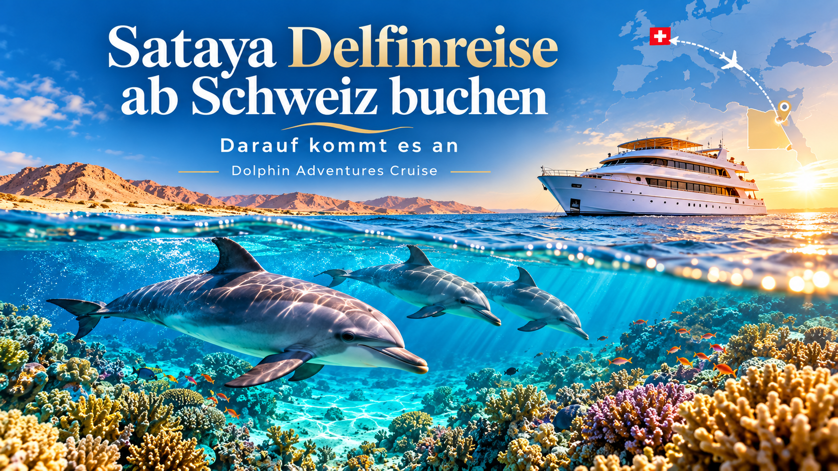 Sataya Delfinreise ab Schweiz buchen Darauf kommt es an