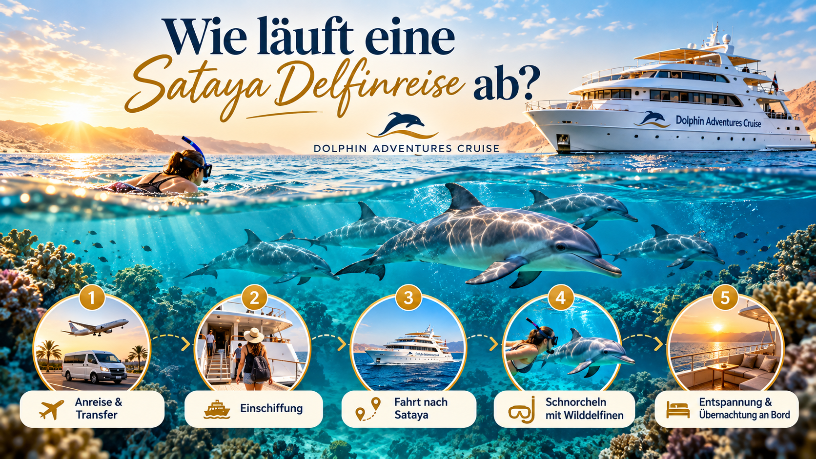 Wie läuft eine Sataya Delfinreise ab