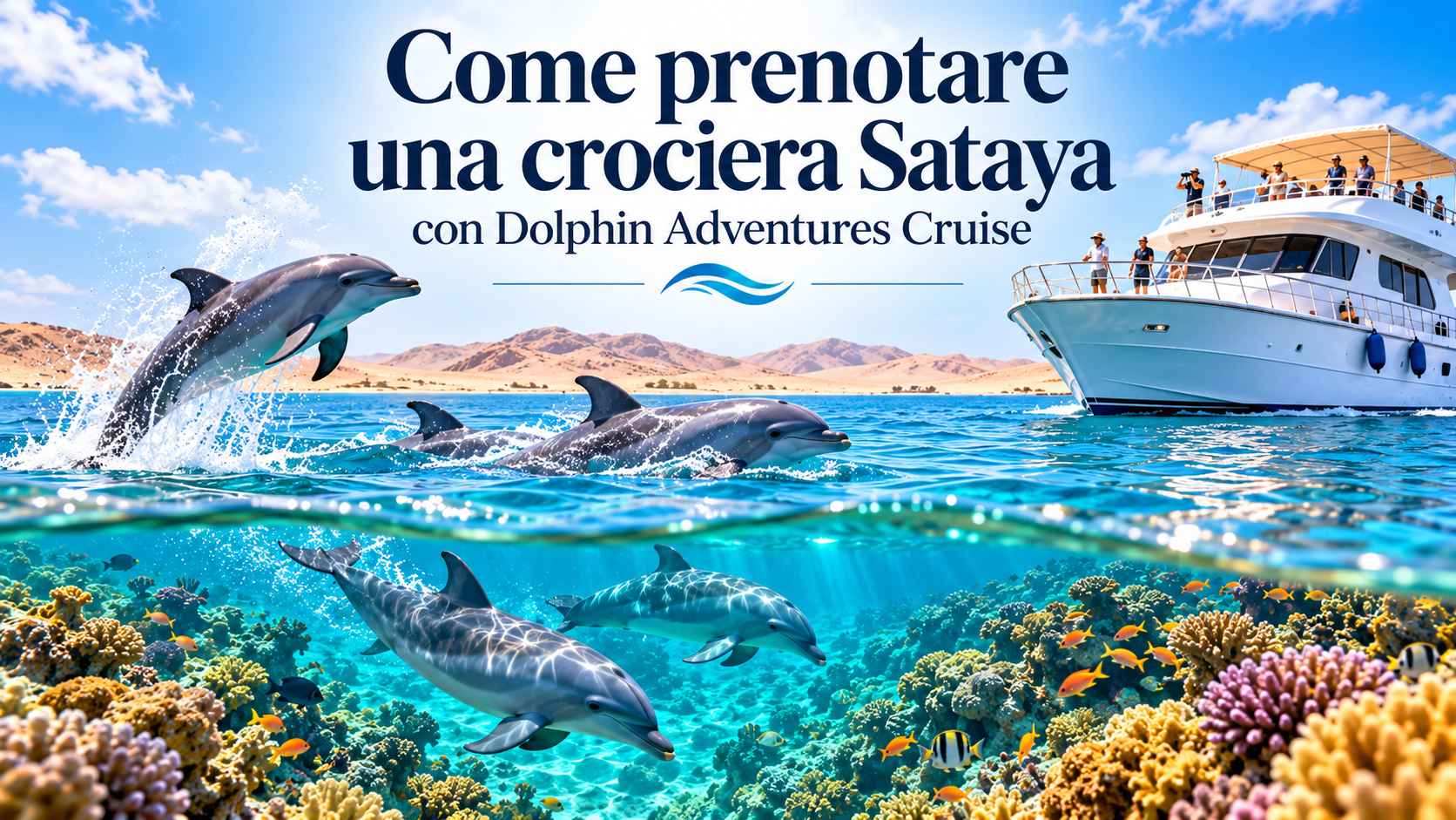 Come prenotare una crociera Sataya con Dolphin Adventures Cruise