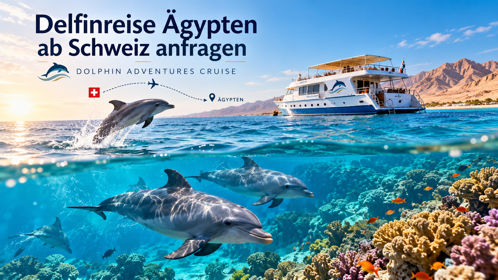 Delfinreise Ägypten ab Schweiz anfragen