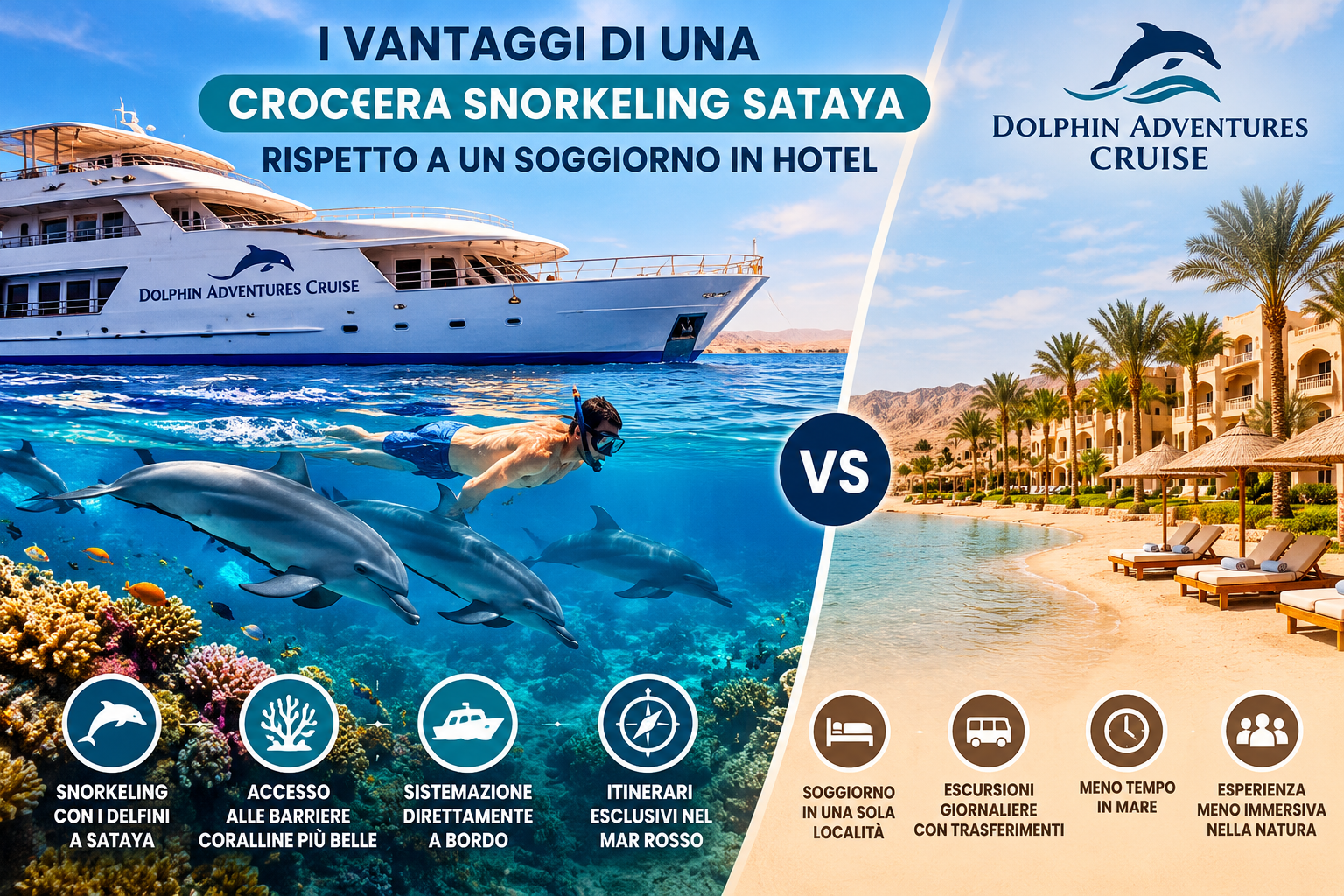 I vantaggi di una crociera snorkeling Sataya rispetto a un soggiorno in hotel