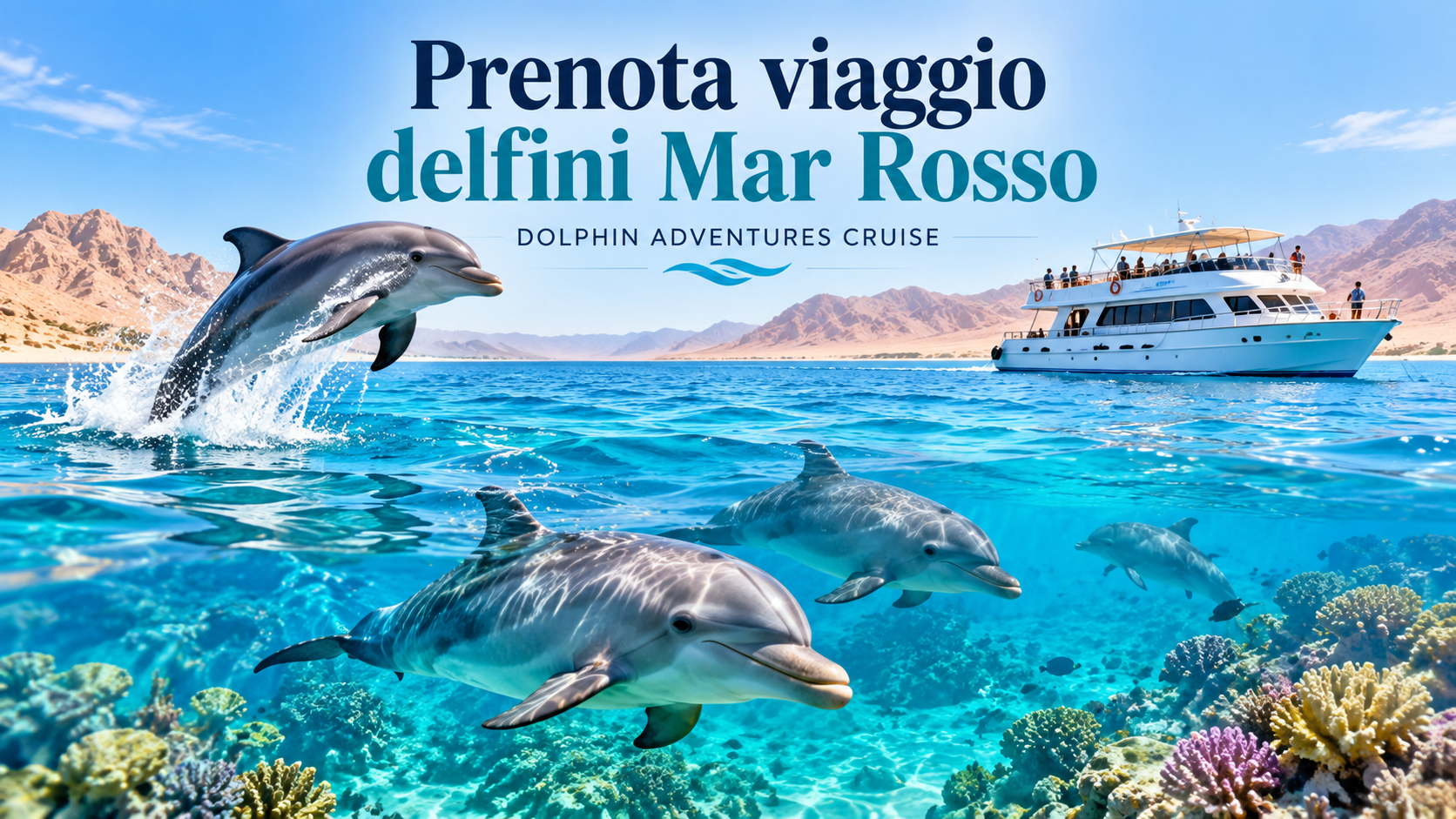 Prenota viaggio delfini Mar Rosso