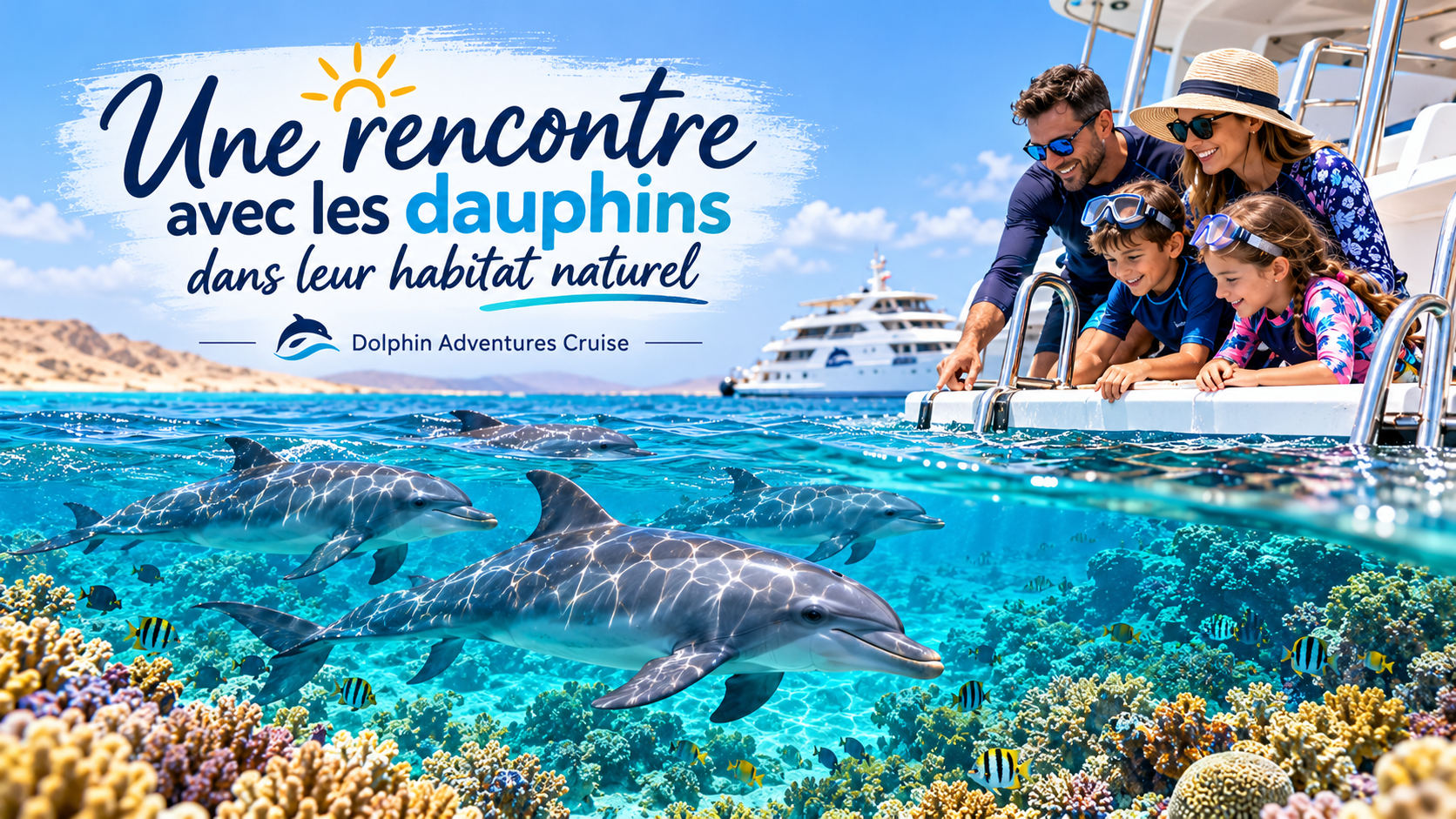Une rencontre avec les dauphins dans leur habitat naturel