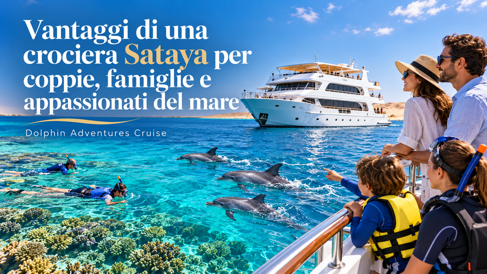 Vantaggi di una crociera Sataya per coppie, famiglie e appassionati del mare