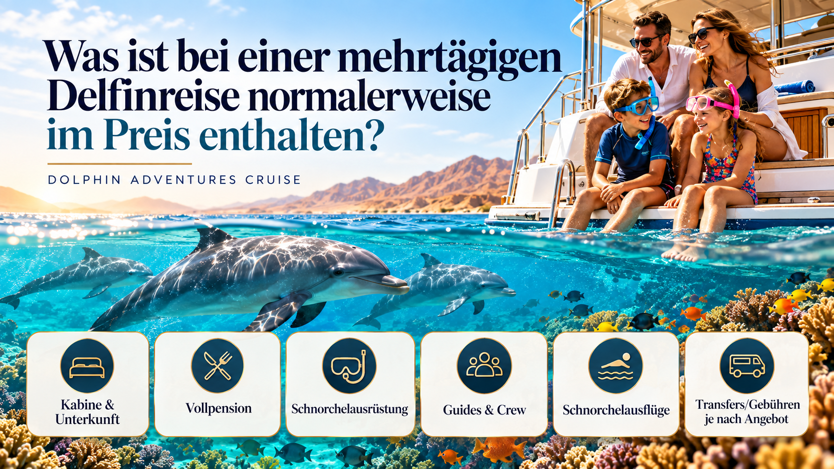 Was ist bei einer mehrtägigen Delfinreise normalerweise im Preis enthalten